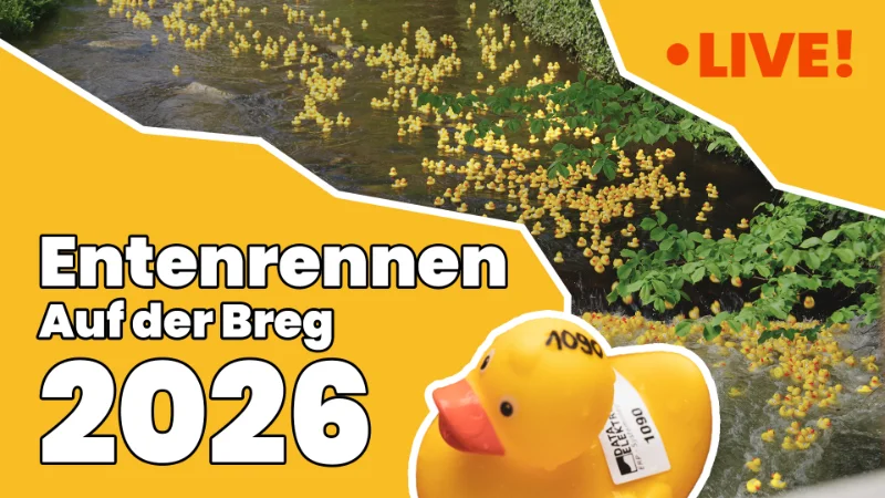 Entenrennen auf der Breg 2026 Live