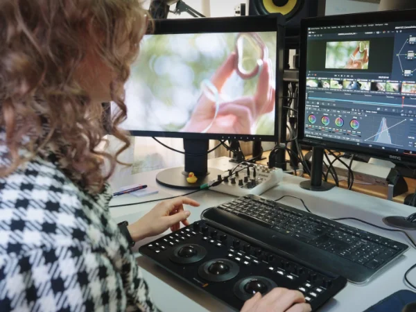 Videoschnitt und Color Grading am Schnittplatz