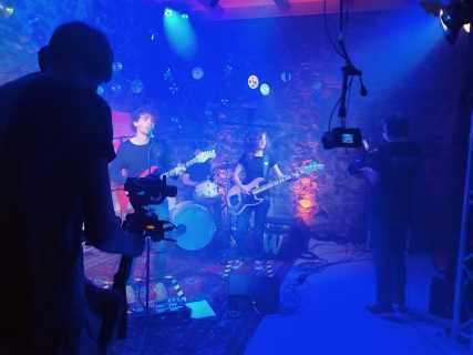 Mondlicht Film bei der Arbeit