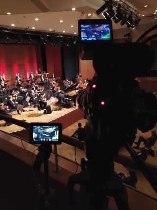 Mondlicht Film bei der Arbeit