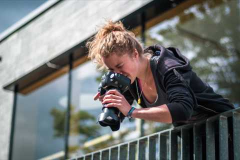 Mondlicht Film bei der Arbeit
