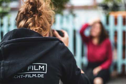 Mondlicht Film bei der Arbeit