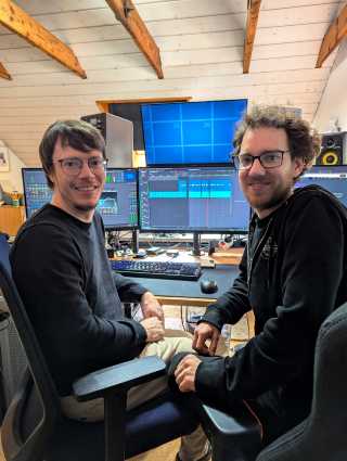Mondlicht Film bei der Arbeit