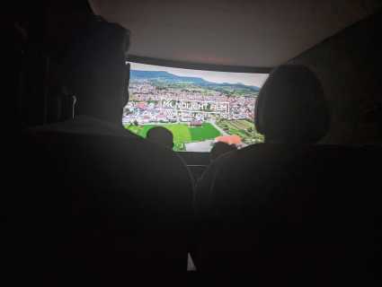 Mondlicht Film bei der Arbeit