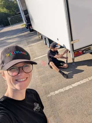 Mondlicht Film bei der Arbeit