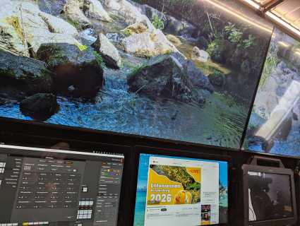 Mondlicht Film bei der Arbeit
