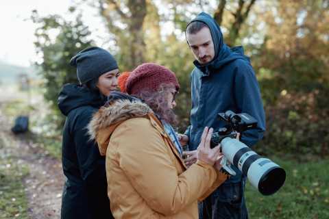 Mondlicht Film bei der Arbeit