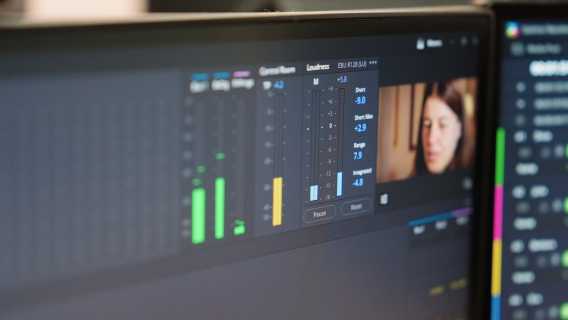 Mondlicht Film bei der Arbeit