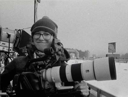 Mondlicht Film bei der Arbeit