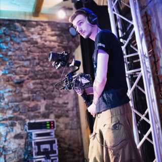 Mondlicht Film bei der Arbeit
